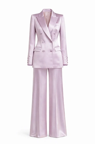 Атласный костюм