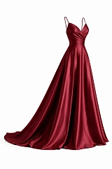 Атласное платье